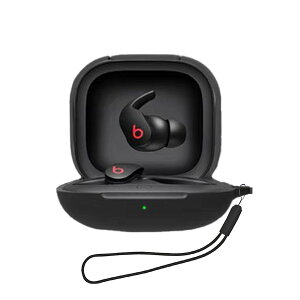 For Beats Powerbeats Fit �P�[�X �J�o�[�yHNWEIWEI�z (�J���r�i�t��+�X�g���b�v�t�� ) �V���R�� �֗� �J���r�i�t ���s �y�ʏ��^ �����[�d�\ Beats Powerbeats Fit �p �P�[�X �J�o�[(�u���b�N)