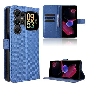 For OUKITEL C62/C62PRO �P�[�X �蒠�^�yBAOLINTX�z����PU���U�[ �g�уP�[�X �ϏՌ� �y�� ���^ �J�[�h���[ ���u���@�\ �Ή� �w��h�~ �J�o�[ �}�O�l�b�g �S�ʕی� OUKITEL C62/C62PRO �J�o�[ (�u���[)