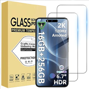�y2025�V�o��z(2������)For OUKITEL P1 Pro �ی�t�B���� �yHNWEIWEI�z ����0.3mm 2.5D �d�x9H �S�ʕی� �ώw�� ������ �����ߗ� ���{���Ɏq�f�ލ̗p ��U�h�~���� OUKITEL P1 Pro �����K���X�ی�t�B����