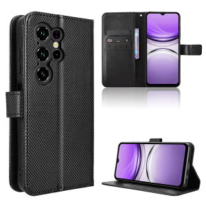 For Oukitel C2 2025 �P�[�X �蒠�^�yBAOLINTX�z����PU���U�[ �g�уP�[�X �ϏՌ� �y�� ���^ �J�[�h���[ ���u���@�\ �Ή� �w��h�~ �J�o�[ �}�O�l�b�g �S�ʕی� Oukitel C2 2025 �ی�P�[�X (�u���b�N)