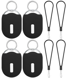 (4�Z�b�g)LAZIRO �P�[�X Xiaomi tag �p �P�[�X �_�炩�� �V���R���� �Ռ��z�� �����h�~ �h�� �h�o �y�� �X�|�[�c�N�[���ȃf�U�C�� �X���� �\�t�g �����h�~�ی� Xiaomi tag �Ή� �ی�J�o�[(�u���b
