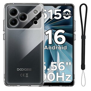 For DOOGEE Note56 �P�[�X �N���A YILLIONS �w��h�~ TPU�f�� ���ϖh�~ �l�p�G�A�o�b�O�����h�~ �ϏՌ� �y���^ �ی�J�o�[ �X�}�z�P�[�X �����h�~ DOOGEE Note56 �J�o�[ �P�[�X (�N���A)