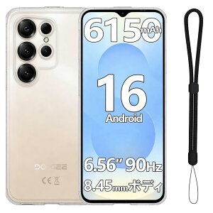For DOOGEE Note56X/Note56X Pro �P�[�X �J�o�[ �N���A YILLIONS �w��h�~ TPU�f�� ���ϖh�~ �����h�~ �ϏՌ� �y���^ �ی�J�o�[ �X�}�z�P�[�X �����h�~(�N���A)