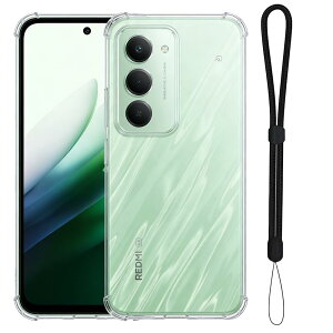 For REDMI 15 5G �P�[�X �N���A YILLIONS �w��h�~ TPU�f�� ���ϖh�~ �l�p�G�A�o�b�O�����h�~ �ϏՌ� �y�E���^ �ی�J�o�[ �X�}�z�P�[�X �����h�~ REDMI 15 5G �J�o�[ �P�[�X (�N���A)