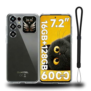 For OUKITEL C68 PLUS �P�[�X �ی�J�o�[ �N���A �y�� �_�� �w��h�~ ���ϖh�~ �C�菝�h�~ �����Y�ی� ���E�ȒP TPU OUKITEL C68 PLUS �P�[�X(�N���A)