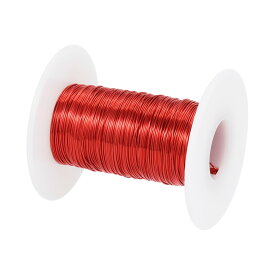 エナメル線 0.5mm 29m 50g 巻き線 マグネットワイヤー 電子回路 モーター 変圧器 低周波信号伝送 冷蔵庫 冷凍庫 エアコン 洗濯機 掃除機 電動工具 電子機器 精密機器 通信機器 赤色