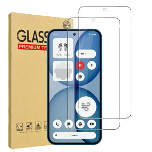 �y2���Z�b�g�zFor Nothing Phone (4a)/(4a) Pro �t�B���� �����K���X ���{���Ɏq�f�ސ� �d�x9H ��U�h�~ �X�N���b�`�h�~ �������� Nothing Phone (4a)/(4a) Pro �t���ی�t�B����