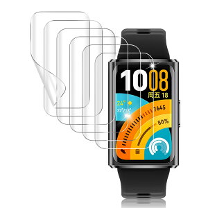 �y6���Z�b�g�zDEVEPLUS HUAWEI Band 11 Pro �t�B���� �Ή� TPU�f�� ��ʕی�t�B���� �����x�^�b�` �����ߗ� �C�A�h�~ �w��h�~ ���h�~ �\��t���ȒP huawei band 11 pro �ی�t�B����