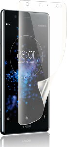 JACRON �ی�t�B���� �p�� Xperia XZ2 �t�B���� �y�_�炩��TPU�f��/�w��h�~/���炳�� �Q�[�� ���쐫/�C�A�[���z �G�N�X�y���A XZ2 �Ή� �y��ʕی�/�A���`�O���A�t�B����/���t���ȒP/�L�Y�����C