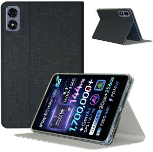 For Alldocube iPlay 80 mini Ultra �^�u���b�g ��p�P�[�X�yZENGZOUZ�z Alldocube iPlay 80 mini Ultra �Ή� �P�[�X �J�o�[ ����PU �p�x���� ���^ ��G�肪�ǂ� �ϏՌ� �S�ʕی�J�o�[ (�u���b�N)