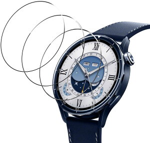 �y3���Z�b�g�z�t�B���� For Xiaomi Watch S5 �t�B���� �K���X�t�B�����yZENGZOUZ�z�d�x9H �ϏՌ� �\��t���ȒP �����z�� �w��h�~ �C�菝�h�~ �������� �����ߗ�