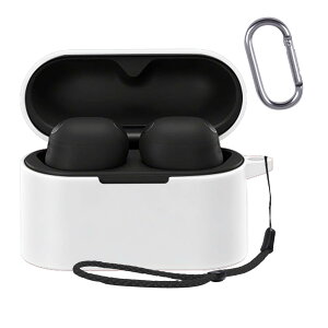 For �\�j�[(SONY) WF-1000XM6�p �P�[�X �S�ʕی�J�o�[ �V���R���P�[�X �yHUKWIMO�z �J���r�i�t�� �h�� �ϏՌ� �h�o �����[�d�\ �S�ʕی� �L�Y�h�~ WF-1000XM6 �Ή��C���C���[�w�b�h�z���p�w�b�h�z��