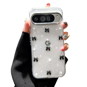 EYZUTAK �P�[�X �Ή� Google Pixel 10 Pro XL �p�� �ی�P�[�X������� ���� �؍� �N���A ��ڂ񗧑̊����� ���炫�� �������� ����TPU���^ �y�� �ϏՌ� �C�菝�h�~ �ی�J�o�[ - �u���b�N�̃��{��