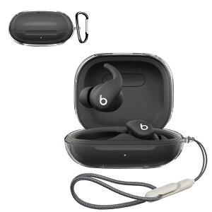 For Beats Powerbeats Fit �P�[�X �J�o�[ (�J���r�i�t��+�X�g���b�v�t�� ) �V���R�����[ �����h�~ �L�Y�h�~ �ϏՌ� �����[�d�\ �h�� �h�o Beats Powerbeats Fit �p �P�[�X �J�o�[(�N���A)