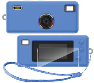 �y1+1���Z�b�g�zFor KODAK CHARMERA �Ή� �P�[�X+�ی�t�B���� 1��[HVUYAL]�V���R���P�[�X �����ɂ��� �_�炩�ȃV���J�Q���̃X�|�[�c�N�[���ȃf�U�C�� �Ռ� �z�� �X���� �\�t�g �P�[�X�J�o�[ ����