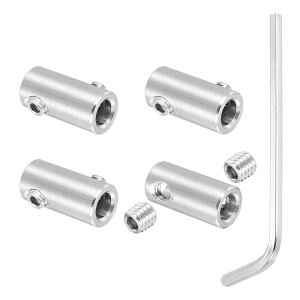 ���C���[���[�v�N���b�v 6mm 4�Z�b�g �X�e�����X�� �_�u���z�[�� �P�[�u���N�����v �Œ���� �X�p�i�t�� �V���o�[