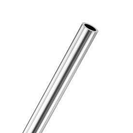 M METERXITY 150mm 304ステンレス鋼管、10mm OD 1.5mm 壁厚シームレスステンレス鋼管、建設/加工/DIYクラフト用、金属直管 [0.39x0.06x6IN]
