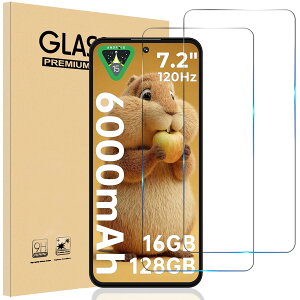 HEFENGKU �Ή� OUKITEL C69 �K���X�t�B�����y2������zOUKITEL C69 �p�ی�t�B������ �ϏՌ��� 9H �d�x�y�ёS�ʓI�ȕی�@�\������Ă��܂� �����ߗ� �C�A�Ȃ� ���E���h�G�b�W���H �����z�� �\���