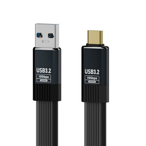 CY�P�[�u�� USB3.1 Type-A�I�X - Type-C�I�X 10Gbps �t���b�g�X����FPC USB-C�f�[�^�d���P�[�u�� 5V3A �m�[�g�p�\�R���A�d�b�A�f�B�X�N�p (20cm)