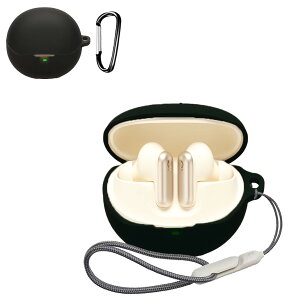 For Baseus Inspire XP1 �P�[�X �J�o�[ (�J���r�i�t��+�X�g���b�v�t�� ) �V���R�����[ �����h�~ �L�Y�h�~ �ϏՌ� �����[�d�\ �h�� �h�oBaseus Inspire XP1 �p �P�[�X �J�o�[(�u���b�N)