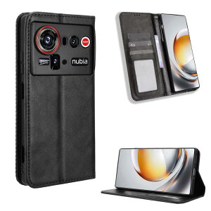 For nubia Z80 Ultra �P�[�X �蒠�^ �J�o�[�yZENGZOUZ�zPU���U�[ �g�уP�[�X �X�}�z�P�[�X �C�菝�h�~ �ϏՌ� �}�O�l�b�g�� �y�� �S�ʕی� �J�[�h���[ ���u���@�\�Ή� �w��h�~�g��(�u���b�N)