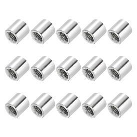 丸型コネクタナット M5x0.8mm ステンレススチール シルバー 15個入り