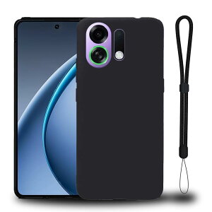 For OPPO K13 Turbo Pro 5G/K13 Turbo 5G �P�[�X �ی�J�o�[ �u���b�N �y�� �_�� �w��h�~ ���ϖh�~ �C�菝�h�~ �����Y�ی� ���E�ȒP TPU OPPO K13 Turbo Pro 5G/K13 Turbo 5G �P�[�X(�u���b�N)