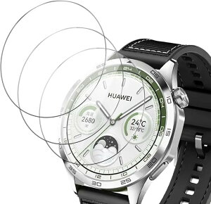 �y3������z For HUAWEI WATCH GT 6 46mm �K���X�t�B���� HUAWEI WATCH GT6 46mm �t���ی십���K���X�t�B���� �yKibnco�z�d�x9H �ϏՌ� ���{���Ɏq�f�� ��U�h�~ �w��h�~ �����ߗ� �C�A�[�� �����z�� 2.5D �t