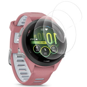 �y3���Z�b�g�z JACRON �t�B���� �ɓK������ Garmin Forerunner 265 / Forerunner 265 Music �t�B���� ���� �����x �� TPU�f�� �S�ʋz�� Garmin Forerunner 265 �ϏՌ� �w��h�~ �t���ی� �������� �u�C���X�g�[���c