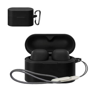 For �\�j�[(SONY) WF-1000XM6 �P�[�X �J�o�[ (�J���r�i�t��+�X�g���b�v�t�� ) �V���R�����[ �����h�~ �L�Y�h�~ �ϏՌ� �����[�d�\ �h�� �h�o �\�j�[(SONY) WF-1000XM6 �p �P�[�X �J�o�[(�u���b�N)