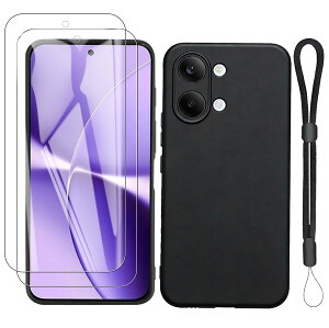 �y1+2���Z�b�g�zBARDATS �ی�J�o�[ �t�B���� For POCO X8 Pro Max �P�[�X+ �K���X�t�B���� �N���A �\�t�g �V���R�� ���y�� �Ռ��h�~ �����h�~ �����^ �h�w�� TPU �ی� �P�[�X �ی�J�o�[ ��G��ǂ�