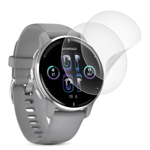 �y2 ������zGarmin Venu 2 �Ή� �ی� �t�B���� ���˖h�~ �ڂɗD���� ��p �A���`�O���A �t�B���� ��K���X �����x/�w��h�~/�������C��/�Ƒn�ʒu�t���݌v �� TPU�f�� �K�[�~�� Venu 2 �t���ی�t�B