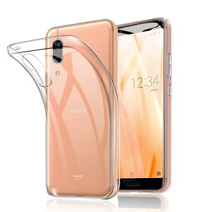 �Ή� SH-02M SHV45 SH-M12 Android One S7 �P�[�X AQUOS sense3�p�� �P�[�X �N���A TPU�f�� �ϏՌ� ���ϖh�~ ���C�����X�[�d�Ή� �J���� �����Y�ی� �X�g���b�v�z�[���t�� ���^�X�����X�}�z�P�[�X