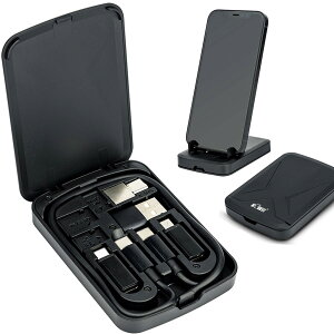KIWIFOTOS ���@�\ USB C �P�[�u�� �P�[�X 56cm Type-C �[�d�P�[�u�� Type-C to light/Micro USB/OTG �ϊ��A�_�v�^�[ �f�[�^�]�� 65W�[�d�P�[�u�� MSD SIM �J�[�h���[ �ϊ� �A�_�v�^ ���s �n�C�L���O �ȂǓK�p