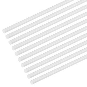 M METERXITY 10�p�b�N�̊ۂ��v���X�`�b�N�o�[�_ 3 mm x 250mm AB S�X���[�X�v���X�`�b�N�`���[�u�_ DIY�N���t�g�X�e�B�b�N/�T���h�e�[�u�����f��/�V�[�����C�L���O�p �؂�₷���h��₷��[�z���C