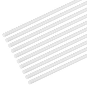 M METERXITY 20�p�b�N�̊ۂ��v���X�`�b�N�o�[�_ 2mm x 250mm AB S�X���[�X�v���X�`�b�N�`���[�u�_ DIY�N���t�g�X�e�B�b�N/�T���h�e�[�u�����f��/�V�[�����C�L���O�p �؂�₷���h��₷��[�z���C�g