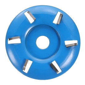 uxcell 5/8"アーバー対応 4"アングルグラインダー用 3.5"6枚刃 グラインダー整形ディスク 木材切削・研磨・彫刻用木工ブレード