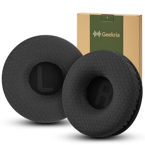 Geekria �C���[�p�b�hComfort�݊��� �p�b�h �W�F�C�r�[�G�� JBL JR300, JR300BT, T450BT, T500BT, Tune 500, Tune 500BT, Tune 510BT, Tune 520BT �w�b�h�z���ɑΉ� �p�b�h �C���[/�C���[�J�b�v ���b�V���t�@�u���b�N(��)