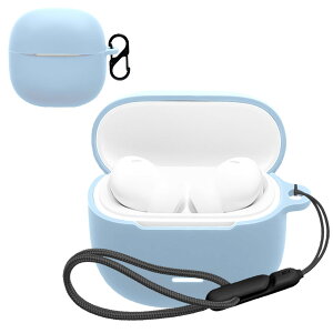 For Redmi Buds 8 Lite �p �P�[�X �J�o�[ �yNOUKAJU�z ���C�����X �C���[�z�� �V���R�� �ی�P�[�X (�J���r�i�t��+�X�g���b�v�t�� ) �����h�~ �L�Y�h�~ �ϏՌ� �����[�d�\ �h�� �h�o (�X�J�C�u��