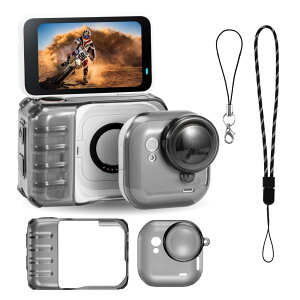Insta 360 Go ultra�Ή��ی�J�o�[�A�����Y�J�o�[�ƃP�[�u���t���A�h�U�h�~����\�ی�J�o�[����~�ߖh�o�ی�Go ultra�t���i(��)