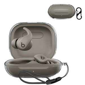 For Beats Powerbeats Fit �p �P�[�X �J�o�[ �yNOUKAJU�z ���C�����X �C���[�z�� TPU �ی�P�[�X (�J���r�i�t��+�X�g���b�v�t�� ) �����h�~ �L�Y�h�~ �ϏՌ� �����[�d�\ �h�� �h�o (�N���A)