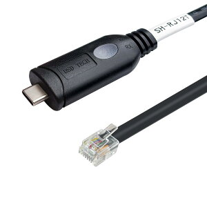 DSD TECH SH-RJ12T USB C - RJ12 6P4C RS232 �V���A���P�[�u��(AP77XX/78XX/79XX/86XX/88XX/89XX PDU�����ATS�p)(1.8M/5.9FT)