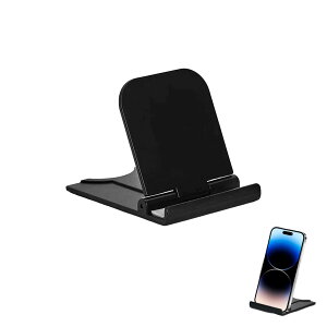 FineGood �X�}�z�X�^���h �܂肽���� �R���p�N�g ���^ �p�x���� �y�� �g�ѓd�b�z���_�[ iPhone Android �e��X�}�[�g�t�H���Ή� �u���b�N