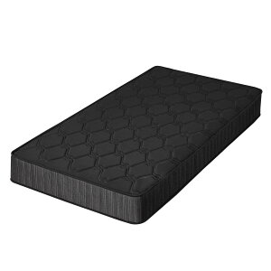 VECELO �}�b�g���X �Ɍ�20cm �y�Z�~�_�u���z �̈����U �T�C�h���� �ʋC�� �j�b�g���n �|�P�b�g�R�C�� �E���^������ �R�ۖh�L �h�_�j ���k���� 120*195*20cm �u���b�N