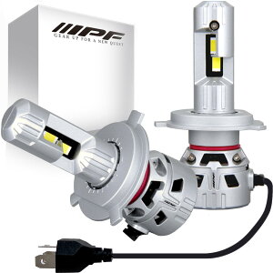 M's Basic by IPF �w�b�h���C�g �t�H�O�����v LED �ԗp H4 Hi/Lo�ؑ� 10000lm/8000lm �n�C�p���[ ���n�C���[�����d�lVer2 6000K �z���C�g 12V24V���p 2�{�� �V�Ԍ��Ή� �h���C�o�[���j�b�g��̌^ ��p�t�@����