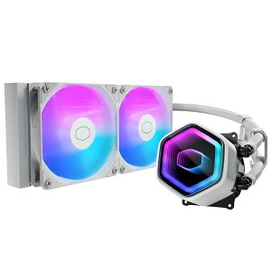Cooler Master MasterLiquid Core II 240 White ARGB X6G2 �I�[���C����������CPU�N�[���[ MLW-D24M-A18PA-JW FN2619