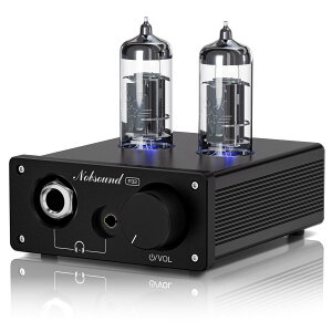Nobsound P32 �~�j �^��� �w�b�h�z���A���v & �v���A���v 6J5�`���[�u���� 1000mW���o�� (24-600���Ή�) �I�y�A���v/�`���[�u�����\ 3.5mm/6.35mm AUX/RCA���� DC5V�쓮 �R���p�N�g�f�U�C��
