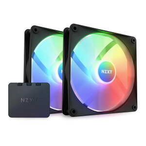 NZXT F140 RGB CORE TWIN PACK & RGB Lighting Controller [Black] PC�P�[�X�t�@�� RF-C14DF-B1 FN1925