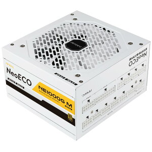 ANTEC 80PLUS GOLD �F�؎擾 ���������ϋv�d�����j�b�g NE1000G M WHITE ATX3.0