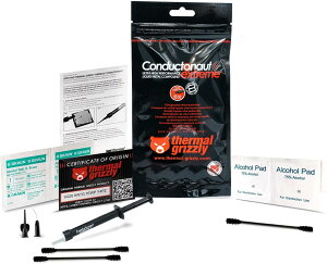 Thermal Grizzly Conductonaut�G�N�X�g���[���T�[�}���O���[�X - CPU�AGPU(Conductonaut Extreme 1g�R���{)���p���邽�߂̉t�̋����T�[�}���y�[�X�g1g�h�C�c��